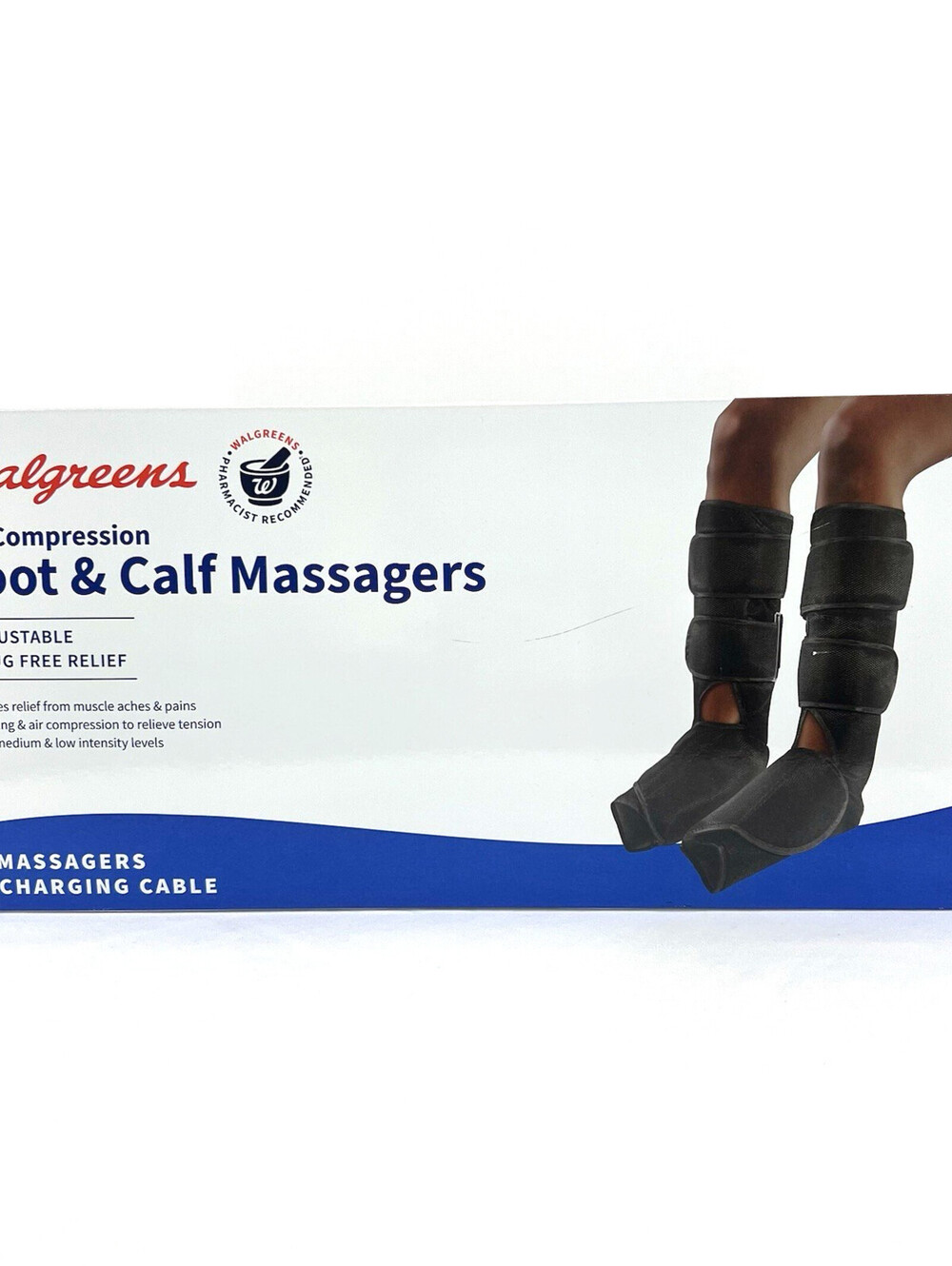 Air Compression Foot Leg & Calf Massagers Muscle Pain Relief
